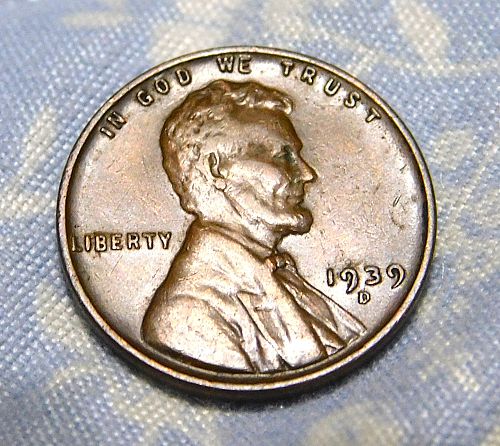 1939 D Lincoln Wheat Cent, Nice Coin!!
