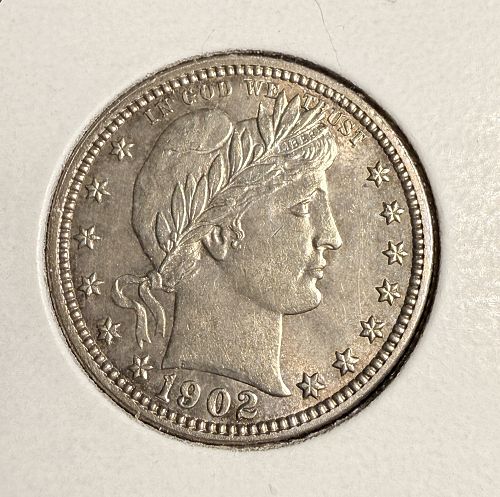 1902-O Barber Quarter, Choice Uncirculated (17378)