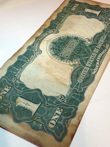 Phenomenal 1899 $1 Black Eagle Silver Certificate Large Size- Superb Looking & Crisp!