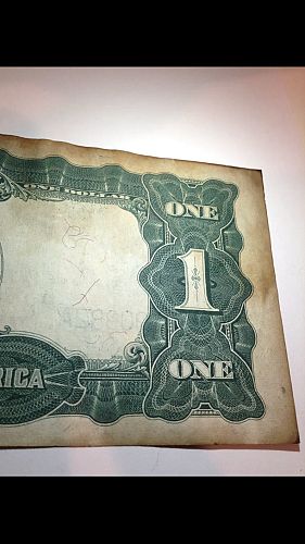Phenomenal 1899 $1 Black Eagle Silver Certificate Large Size- Superb Looking & Crisp!