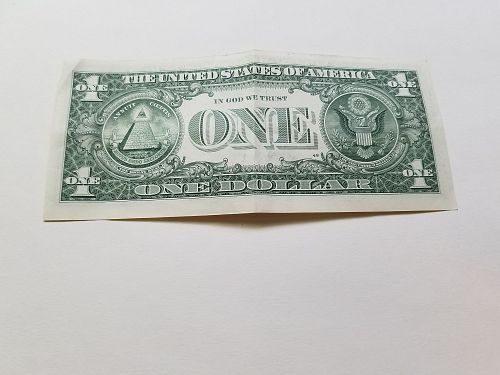 2021 $1 Federal Reserve Note One Dollar Fancy Serial Number Trinary I70770044B