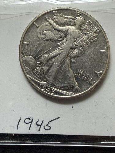 1945 Walking Liberty Half Dollar