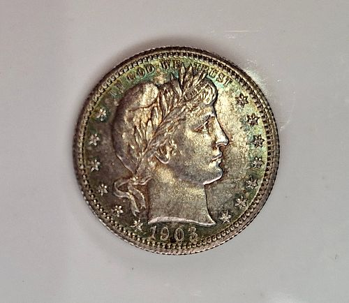 1903-P Barber Quarter, Un-circulated?