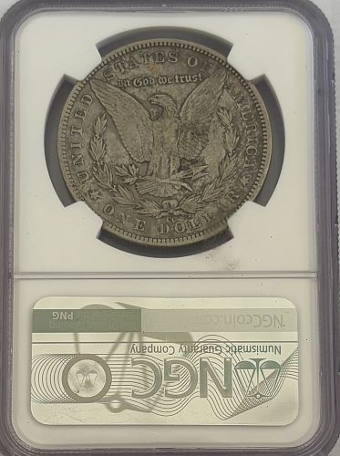 1890 CC Morgan Dollars NGC VF Details Cleaned