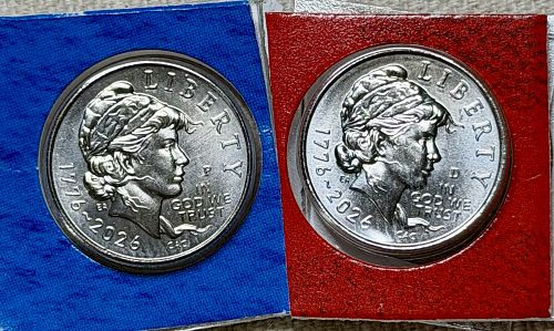 SOLD 2026-P/D Emerging Liberty Clad Dime Lot