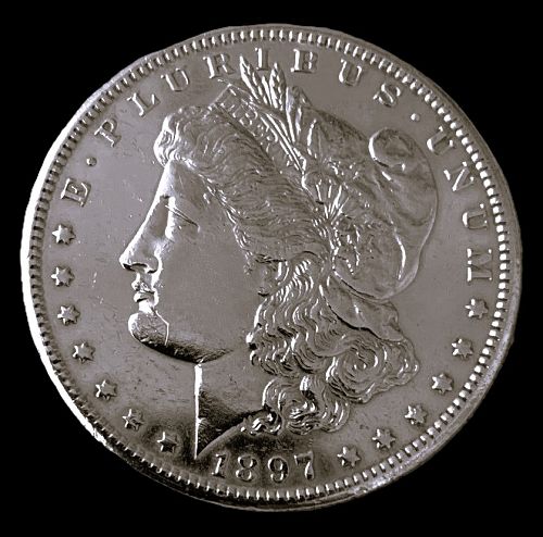 1897-S Morgan Silver Dollar
