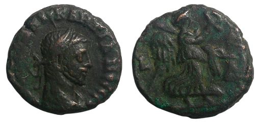 Roman EGYPT Alexandria POTIN. DIOCLETIAN (YEAR 1 284/5 AD) AE 17MM 6.53GM Tetradrachm