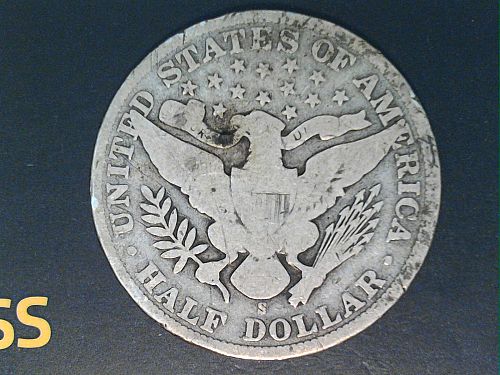 1907 S Barber Half Dollar -- G 06