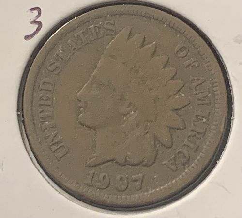 1907 INDIAN HEAD G COND BIN 1.00