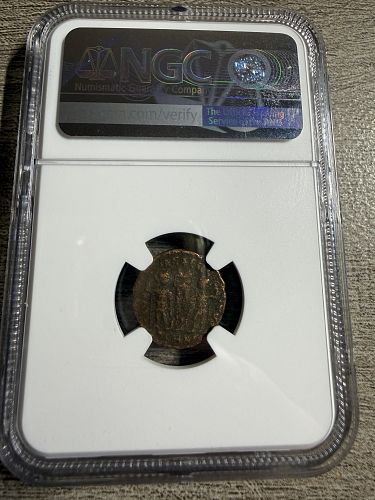 Roman Empire Constantine II AE3/4 Billon Nummus House of Constantine AD 337-340