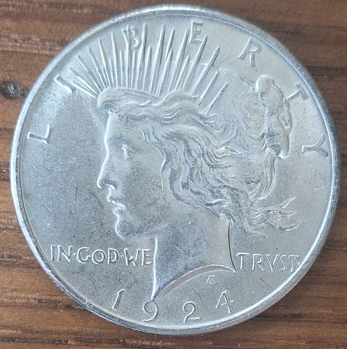 1924 Peace Dollar