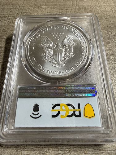 1st Day of Issue 2021 P Silver Eagle PCGS MS70