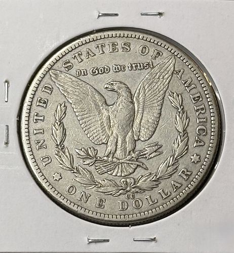 1889-CC Morgan Silver Dollar, Choice XF, Key Date. (21702)