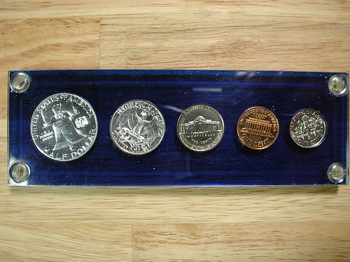 1961 Silver Proof Set in Capitol Holder NICE !
