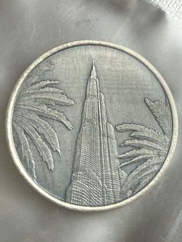 TD Mint 3/4 oz Silver Round Lucky Rips World Tour Burj Khalifa in Dubai