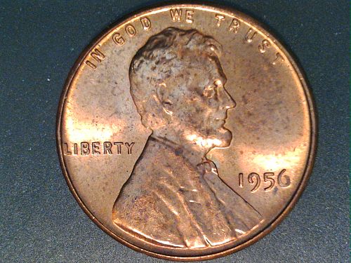 1956 P Lincoln Cent--UNC