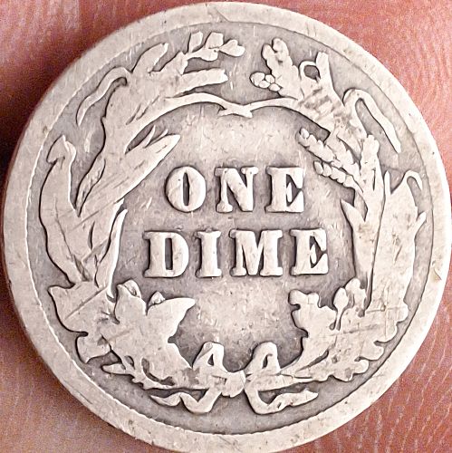 Barber Dime 1914 VG-8