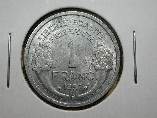 1957 France 1 Franc NICE