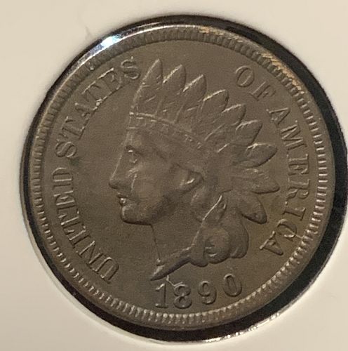1890 INDIAN HEAD XF45 COND BIN12.00
