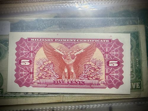 Series 692 MPC 5 Cents Military Payment Certificate Crisp Paper Nice Eye Appeal