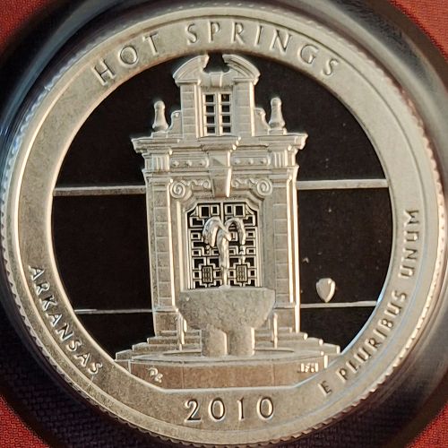 Hot Springs Washington Quarter 2010-S Silver PF Will Crack Out Of A Proof Set