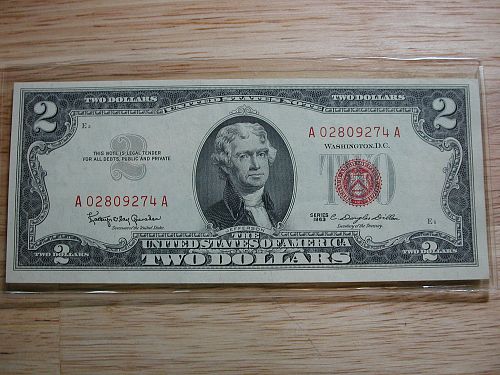 1963 2.00 United States Note NICE