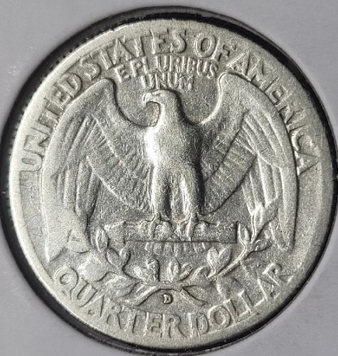 1935-D Washington Silver Quarter FINE #0934