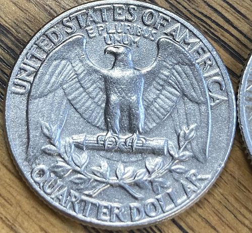 1964 P&D Washington quarters In EXTREMELY FINE condition 2 coin lot