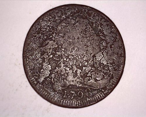 1798 P Draped Bust Large Cent - Fair