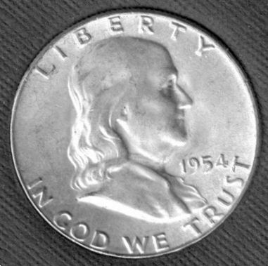 1954 P Franklin Half Dollars -#007-26 - For Sale, Buy Now Online