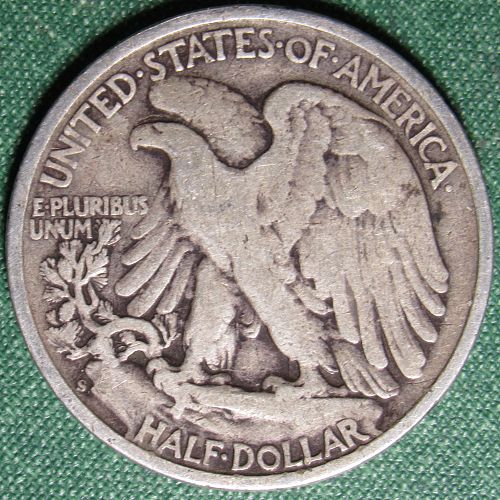 1942 S Walking Liberty Half Dollar