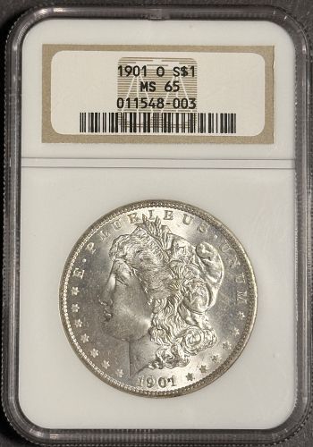 1901-O Morgan Silver Dollar, MS65 NGC,  (18082)