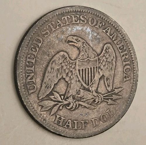 1861 Seated Liberty Silver Half Dollar 50C - Philadelphia Mint ***VF***
