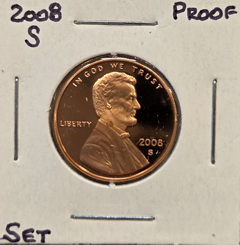 2008-S Proof Lincoln Memorial Cent LM23