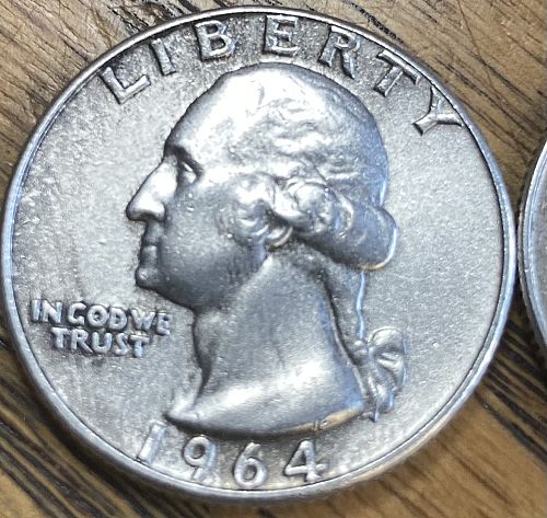 1964 P&D Washington quarters In EXTREMELY FINE condition 2 coin lot