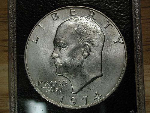 1974 S Eisenhower Dollar Silver Clad Coin Value, Prices & Info