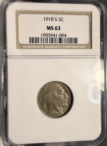 1918 S Buffalo / Indian Head Nickel Nickel Coin Value, Prices