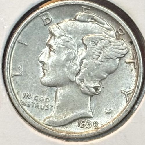1938 s Mercury 🪽    Dime