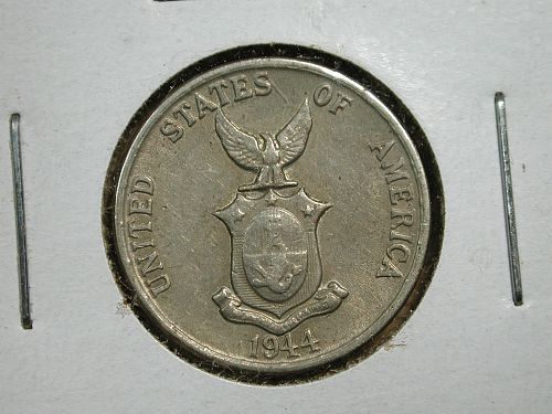 1944 Five Centavos Philippines NICE