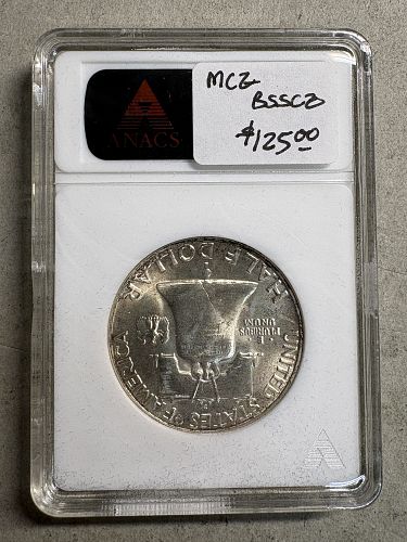 1950-D Franklin Half Dollar ANACS MS65