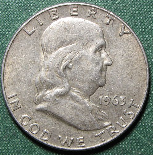 1963 D Franklin Half Dollar