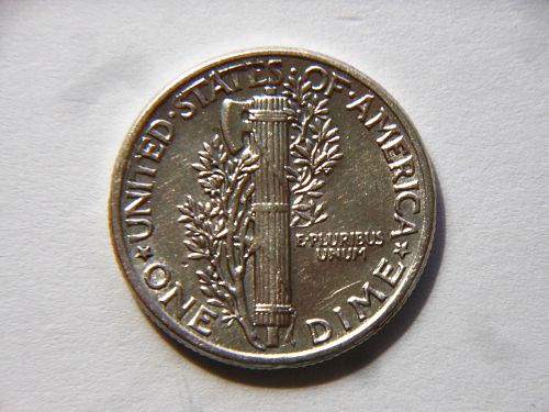1944-P Silver Mercury Dime