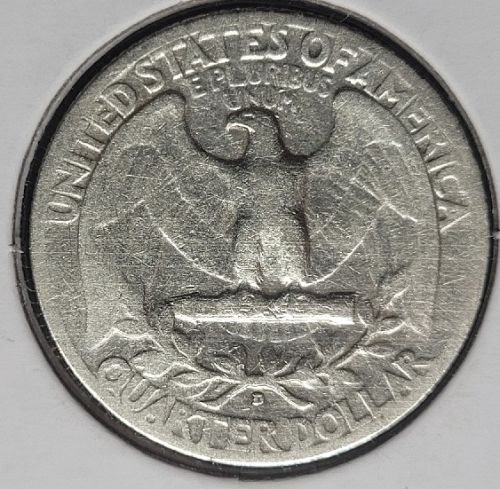 1935-D Washington Silver Quarter FINE #0934