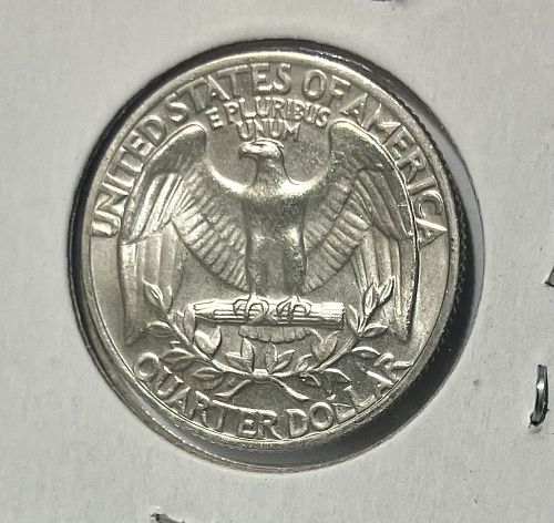 1971 P Washington quarter from mint set