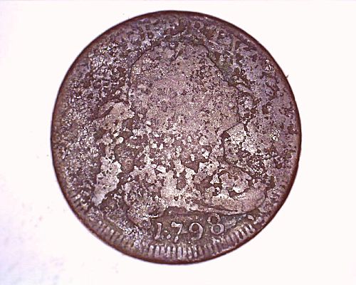 1798 P Draped Bust Large Cent - Fair
