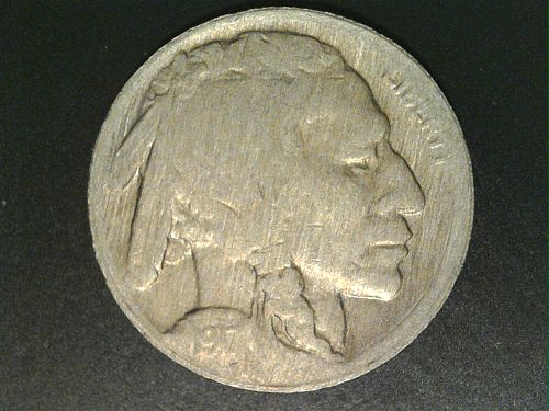 1917 P Buffalo Nickel---RESTORED