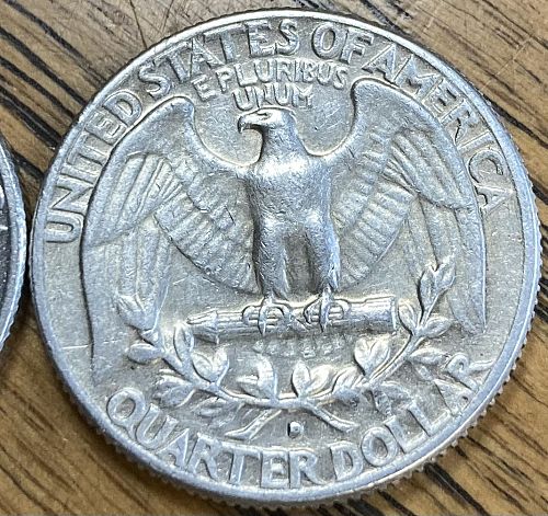 1964 P&D Washington quarters In EXTREMELY FINE condition 2 coin lot