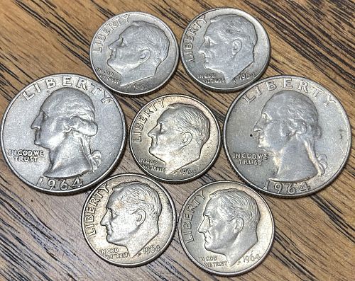 $1.00 1964 Denver silver