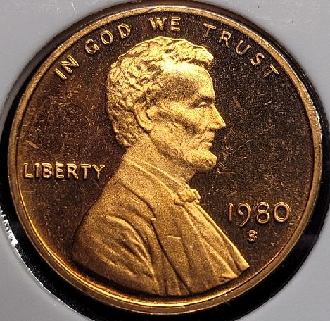 1980-S Proof Lincoln Memorial Cent #01253