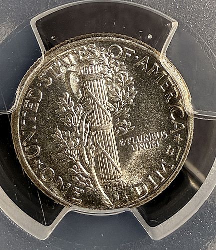 1926 Mercury Head Dime, MS63FB NGC. (20825)